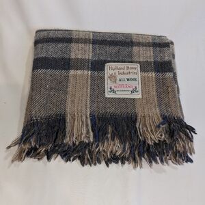 Highland Home Industries All Wool Made in Scotland Throw Blanket